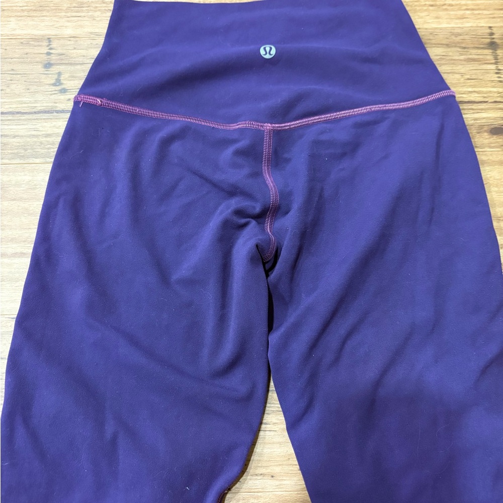 Purple lululemon leggings in size 4